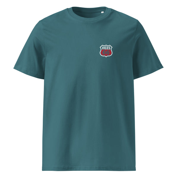 Front view of stargazer Euro-Rally T-Shirt by Vintage Vices