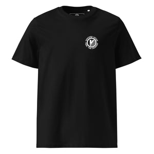 Front view of black Nagoya to Kyoto Short Sleeve T-Shirt by Vintage Vices